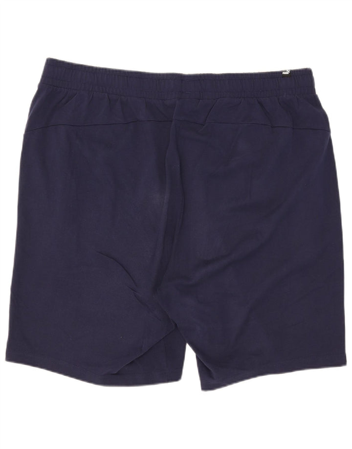Pantaloncini sportivi Puma da uomo 2XL Blu navy