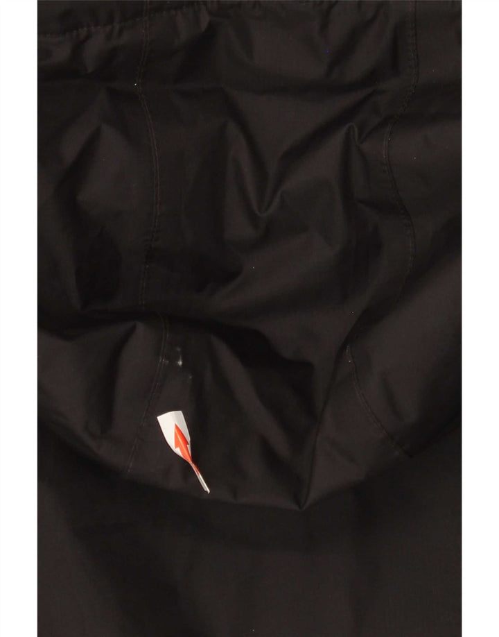 Giacca antipioggia oversize con cappuccio da donna K-Way UK 10 Small Nero Poliammide