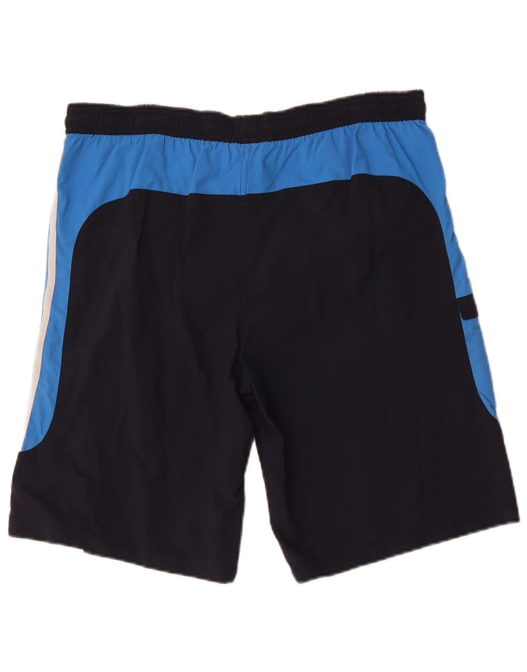 Pantaloncini da bagno Adidas Cargo da uomo grandi in poliestere color block blu navy