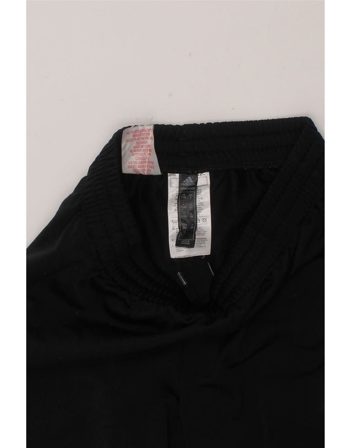 ADIDAS Boys Bermuda Sport Shorts 9-10 Years  Black Polyester Vintage Adidas and Second-Hand Adidas from Messina Hembry 