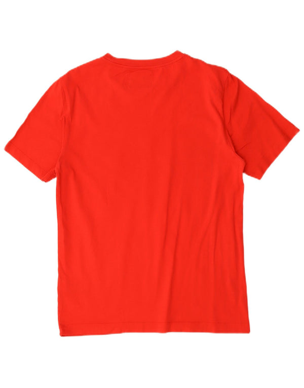 Maglietta grafica da uomo Calvin Klein Jeans Top piccola in cotone rosso