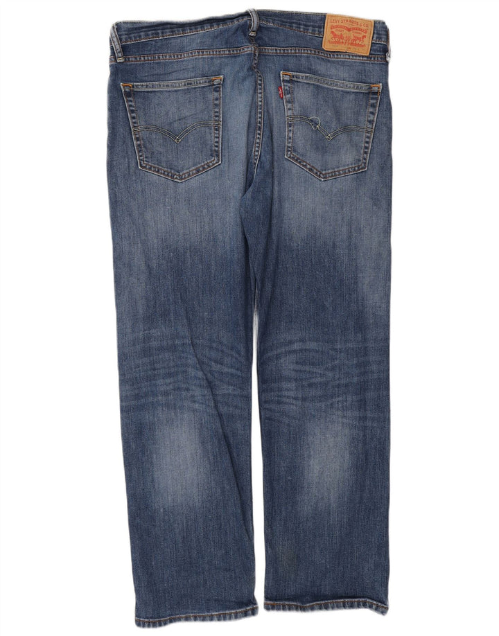 Levi's Uomo 504 Jeans dritti W36 L30 Cotone Blu