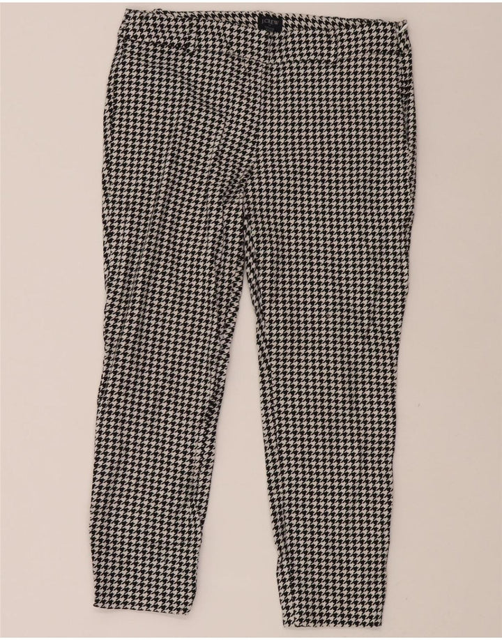 J. CREW Womens Winnie Cropped Trousers US 10 Large W32 L25 Black Vintage J. Crew and Second-Hand J. Crew from Messina Hembry 