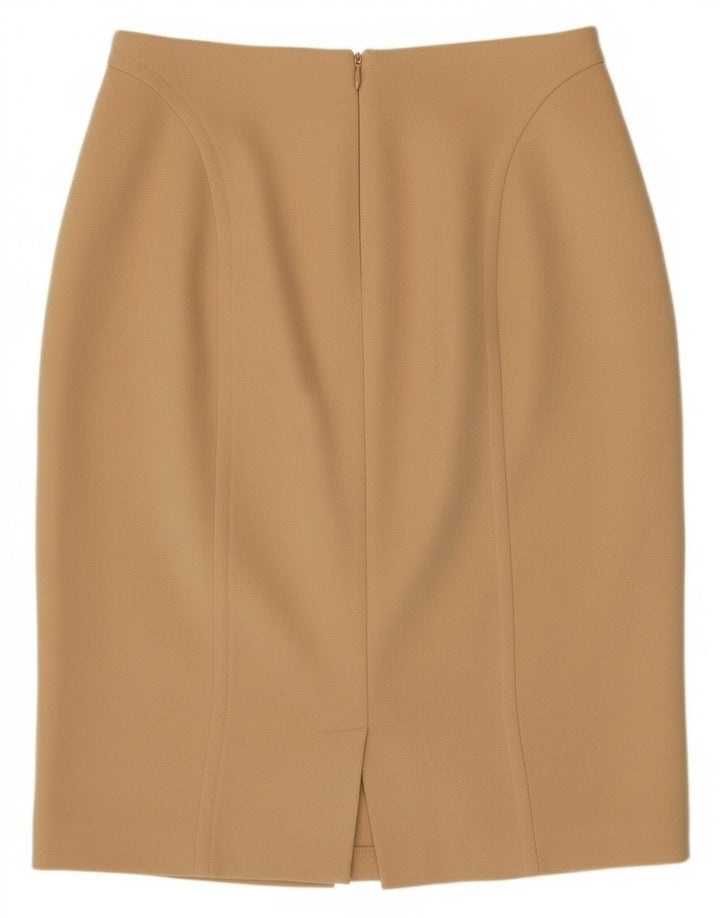 Gonna tubino da donna Les Copains IT 46 Large W30 Beige Lana