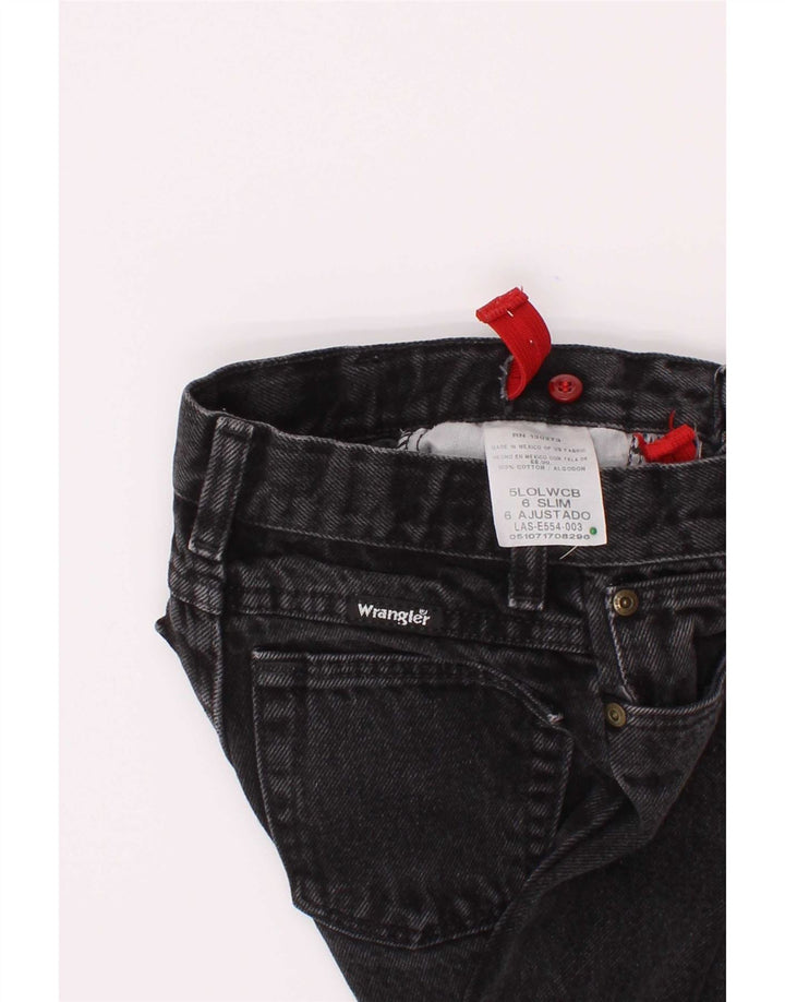 Jeans slim da ragazzo Wrangler 7-8 anni W22 L20 cotone grigio