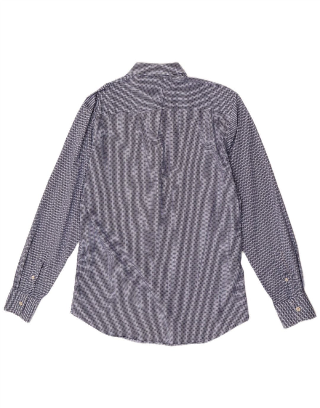 Camicia Benetton Uomo Cotone Riga Grande Blu