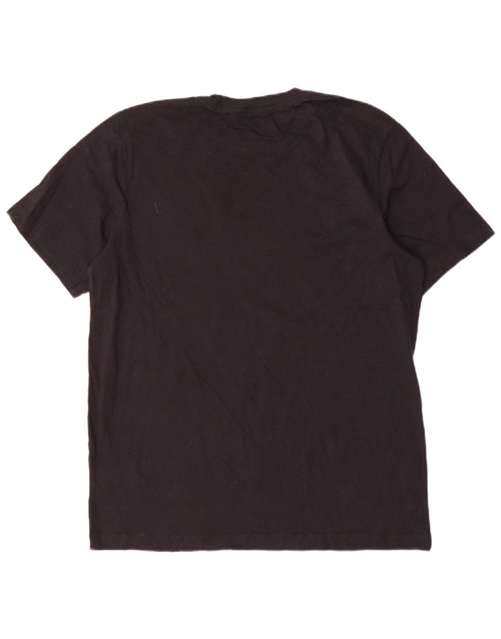 T-shirt da uomo Nike Top grande in cotone nero