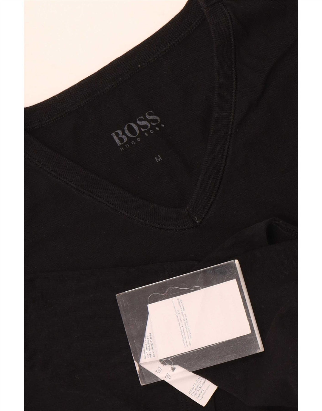 T-shirt da uomo Hugo Boss Top media nera