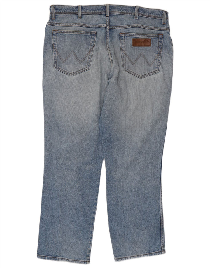 Jeans dritti elasticizzati Texas da uomo Wrangler W38 L30 cotone blu