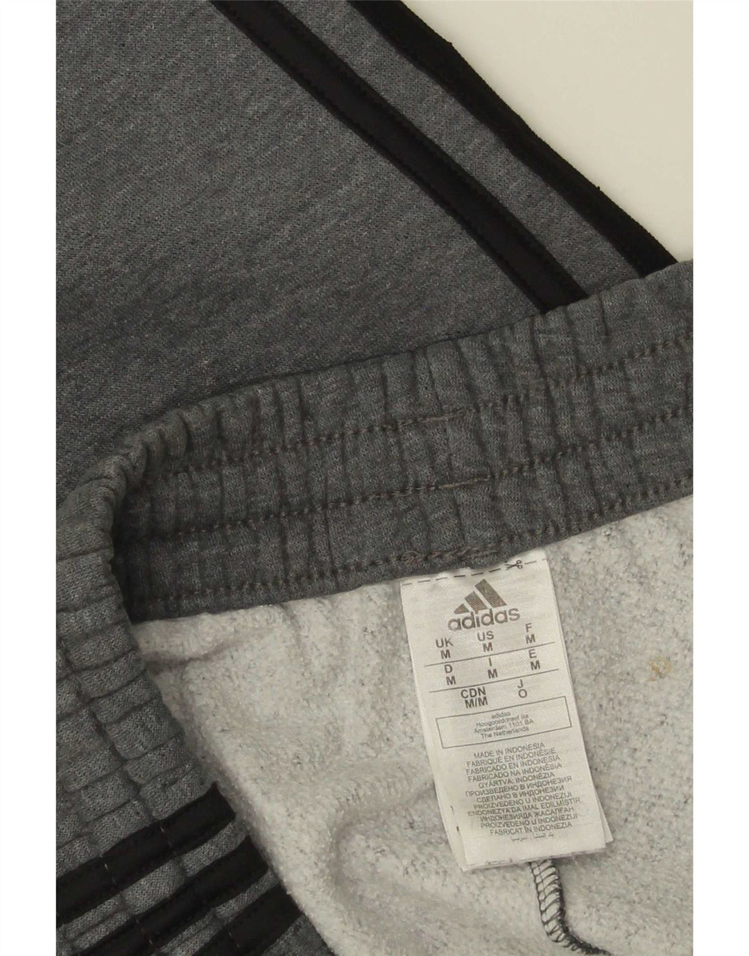 Pantaloni da tuta da uomo Adidas Joggers in cotone grigio medio