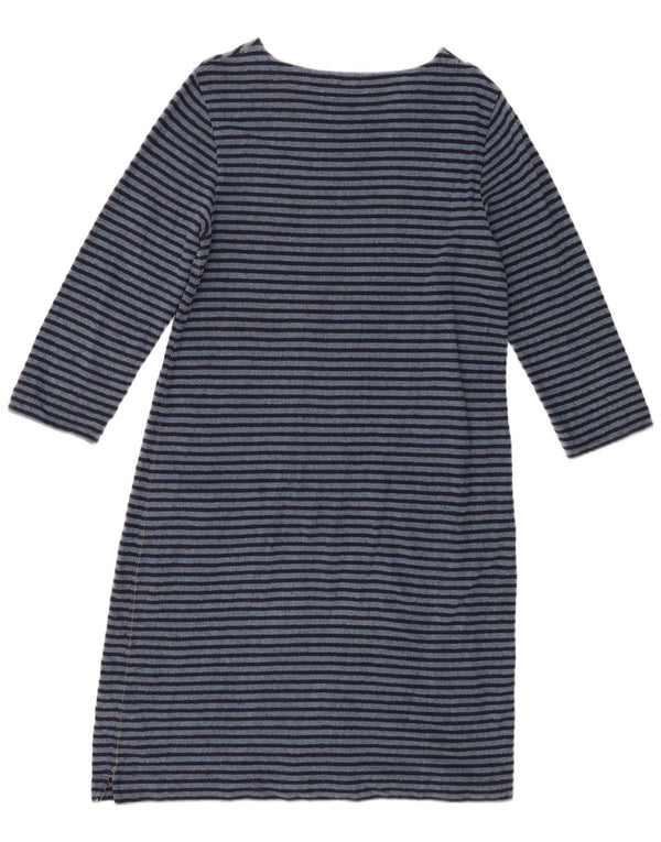 Abito tubino con maniche a 3/4 da donna White Stuff UK 14 Cotone a righe grandi blu