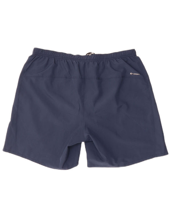 Pantaloncini sportivi da uomo The North Face grandi in poliestere blu navy