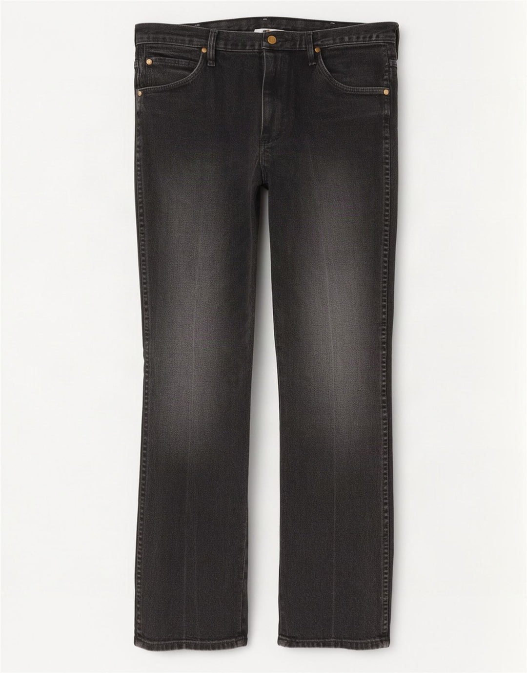 Jeans dritti da uomo Wrangler W33 L32 cotone grigio