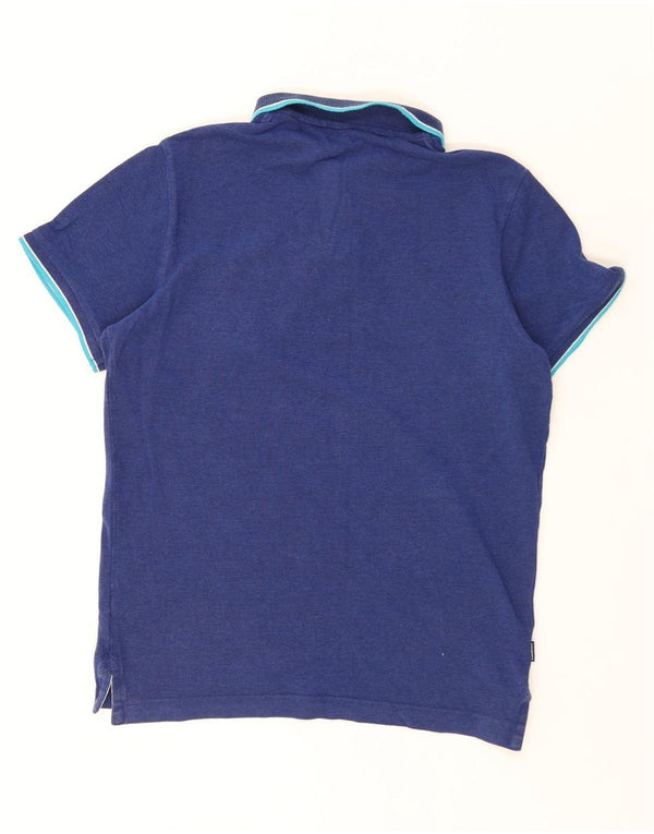 Polo da uomo Superdry XL in cotone blu