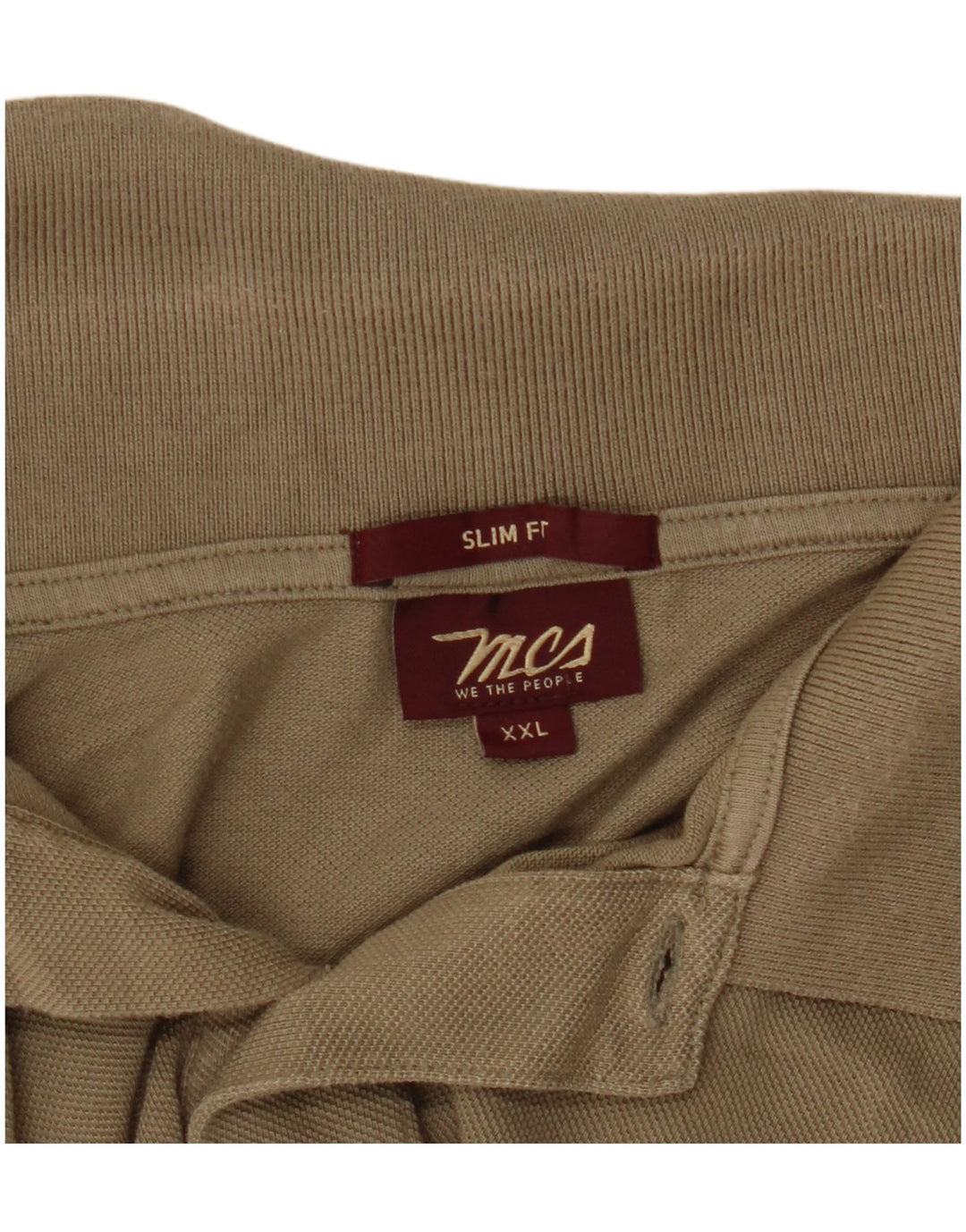 Polo slim fit da uomo Marlboro Classics 2XL Beige