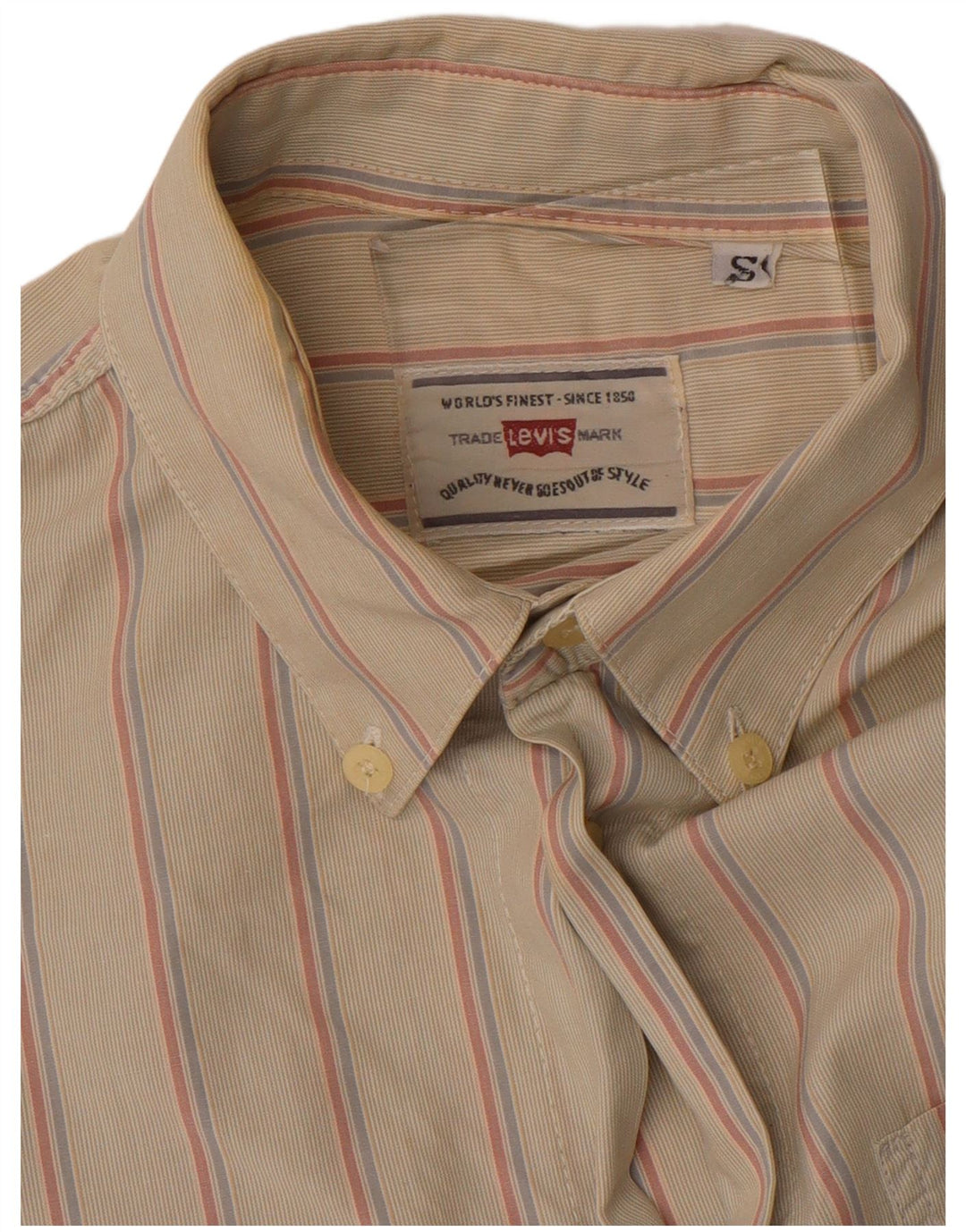 Camicia LEVI'S da uomo piccola a righe beige