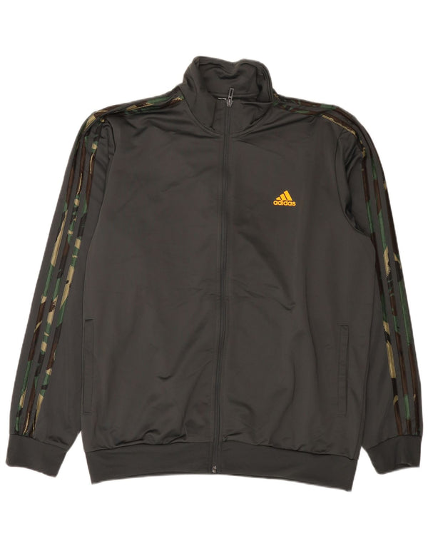 Tuta completa da uomo Adidas Primegreen XL grigio mimetico poliestere
