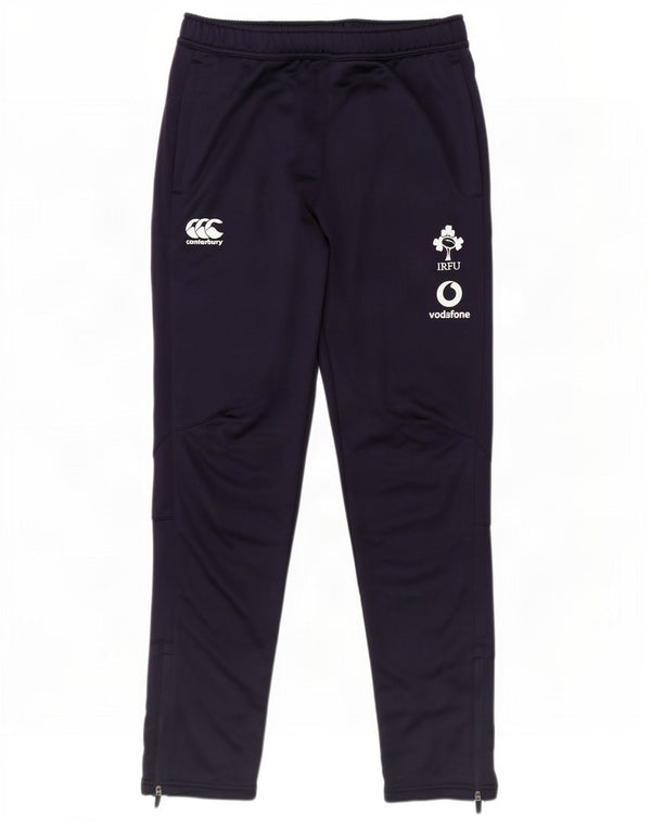 Pantaloni da tuta con grafica da uomo Canterbury, poliestere medio blu navy
