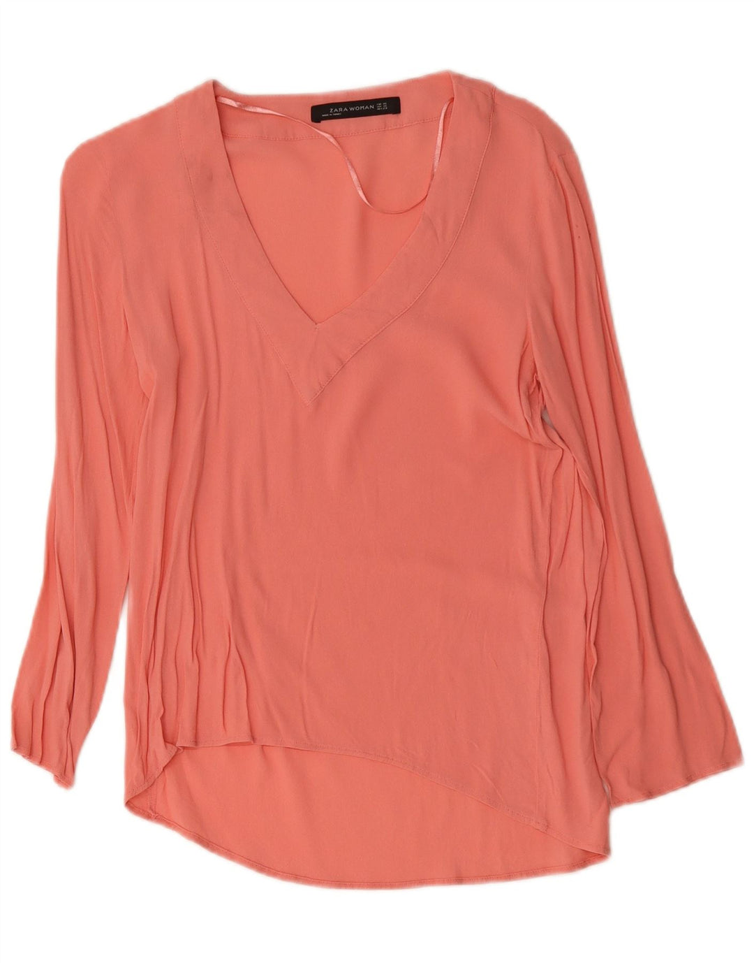 Camicetta a maniche lunghe da donna Zara UK 6 XS Rosa