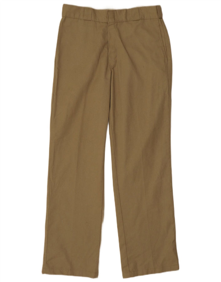 Pantaloni chino dritti da uomo Dickies W32 L32 poliestere beige