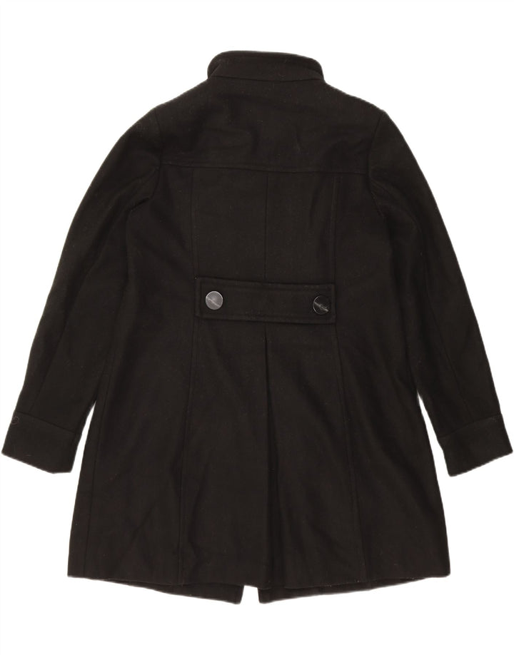 MOSSIMO Womens Overcoat UK 20 2XL Black Wool