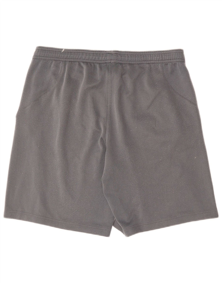 Pantaloncini sportivi ADIDAS Climalite da uomo in poliestere grigio medio