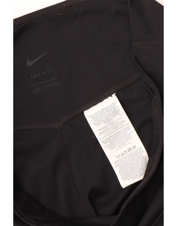 Leggings Nike Dri Fit da donna UK 16 Large Nero Poliestere