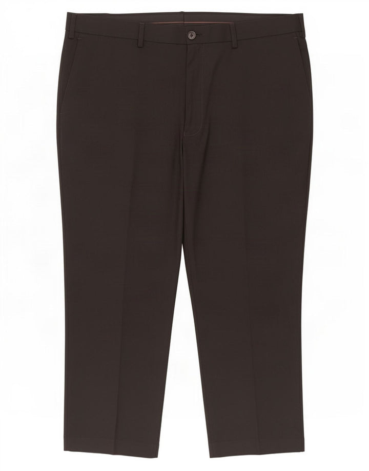 Pantaloni corti slim da uomo Marks & Spencer W38 L25 poliestere nero