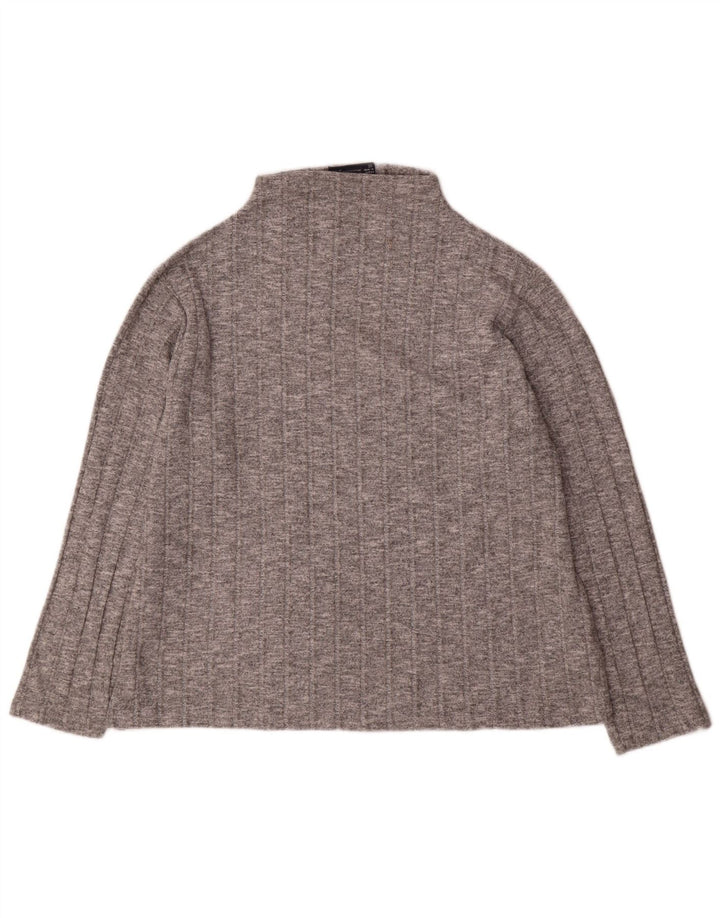 Top manica lunga da donna Marks & Spencer UK 20 2XL viscosa grigia