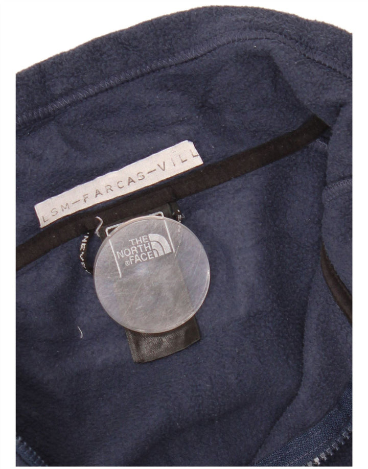 Giacca in pile da uomo The North Face Liner UK 40 Large in poliestere blu navy