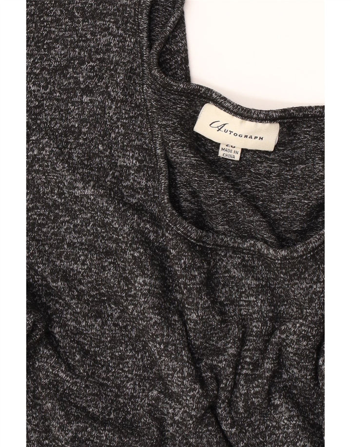 Abito a trapezio con maniche a 3/4 Autograph da donna Marks & Spencer UK 20 2XL Grigio