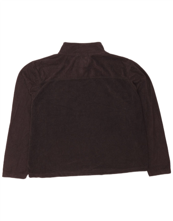 Felpa con collo con zip da uomo Weird Fish 5XL poliestere nero