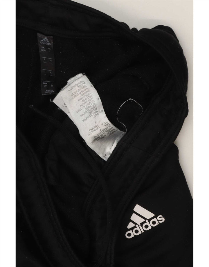 Pantaloni da tuta da uomo Adidas UK 36/38 Small Poliestere nero