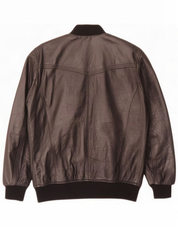 Giacca in pelle da uomo Daniele Alessandrini UK 38 Medium Nero