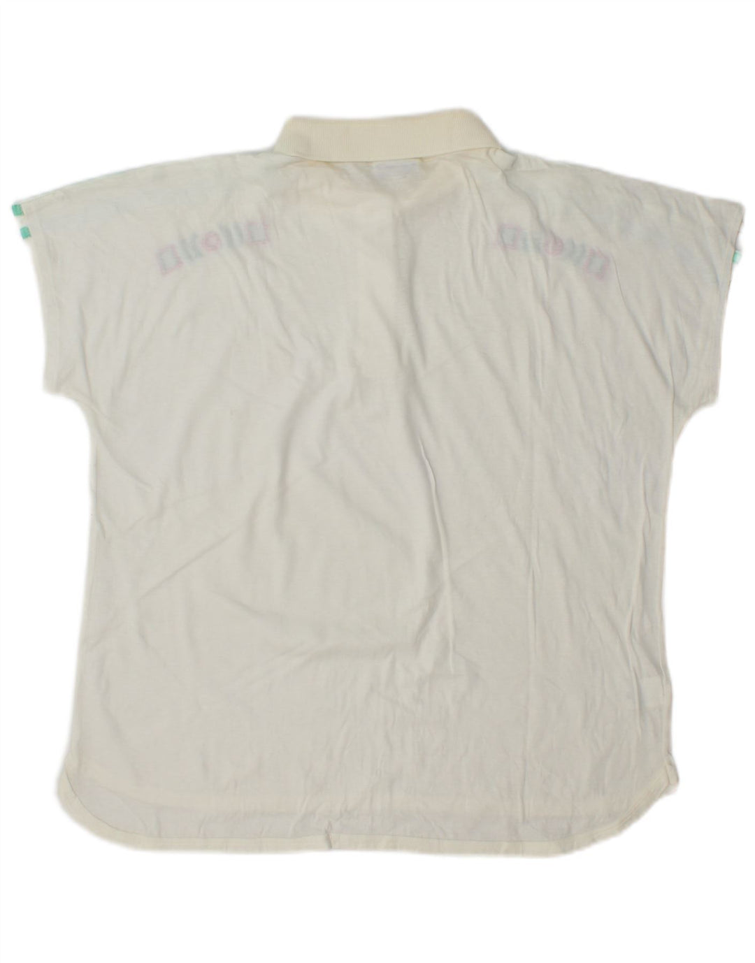Polo da donna Sergio Tacchini US 12 Large in cotone geometrico bianco