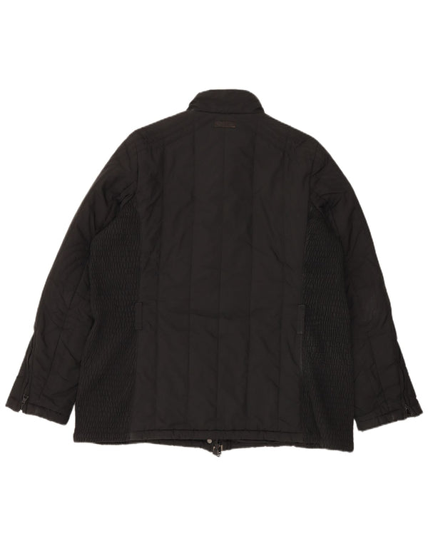 Giacca imbottita da uomo Marlboro Classics UK 40 grande nera
