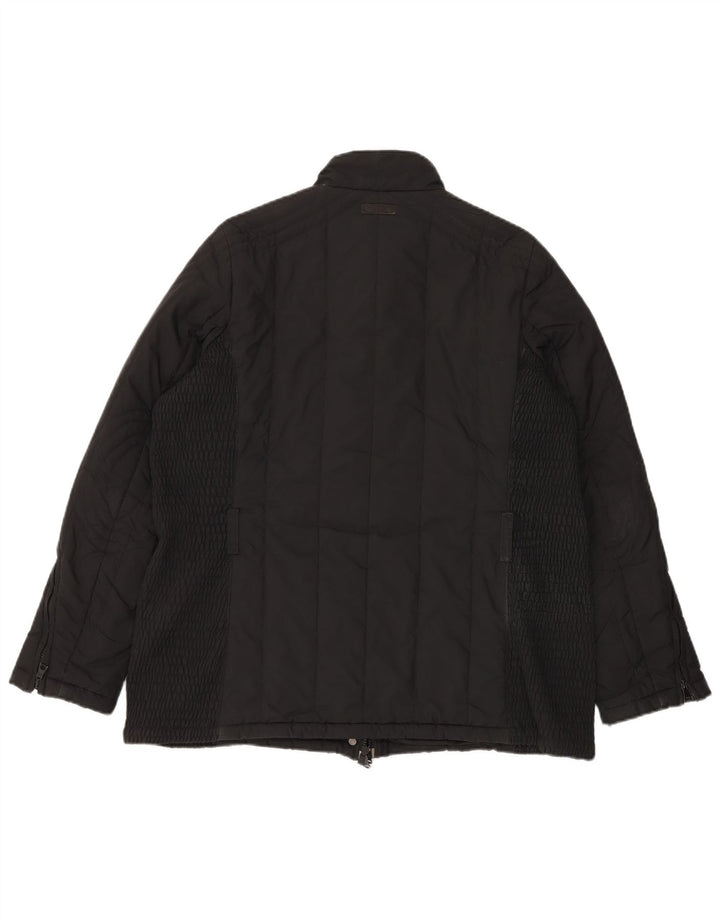 Giacca imbottita da uomo Marlboro Classics UK 40 grande nera