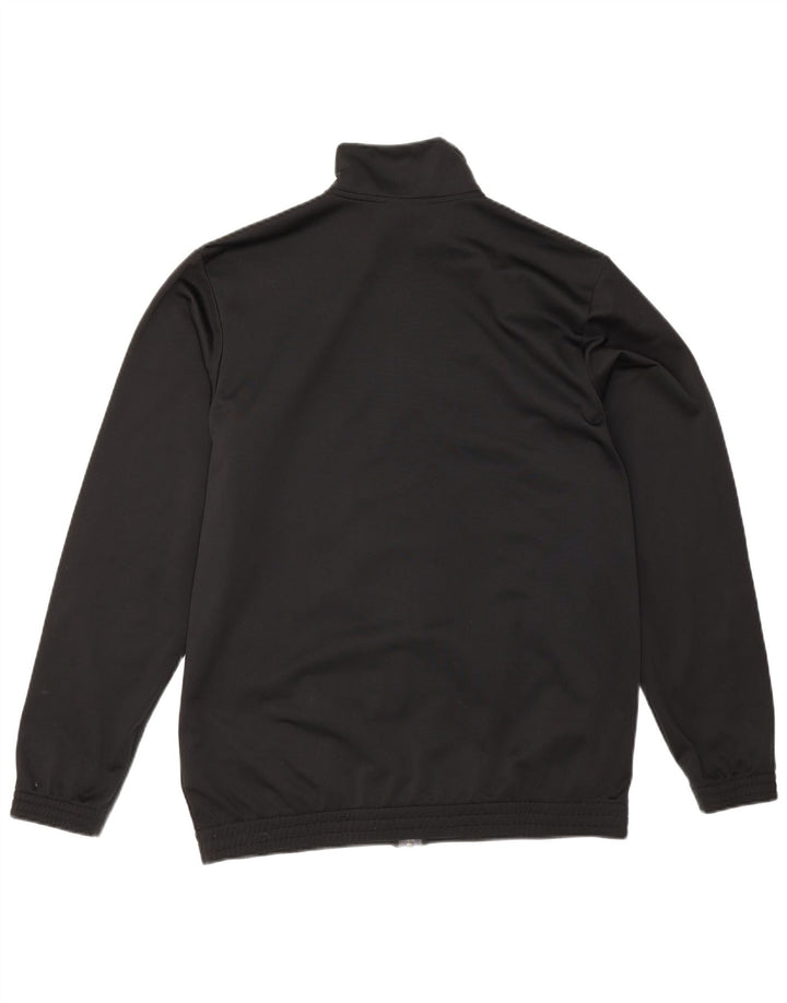 Giacca da ginnastica da uomo Adidas Large nera in poliestere