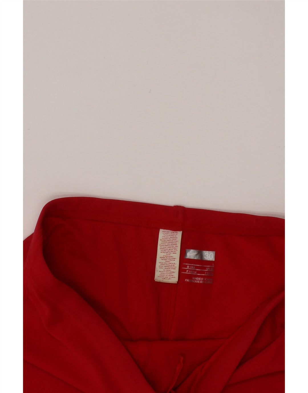 Pantaloncini sportivi NIKE Bambina 12-13 anni Large Rosso Nylon