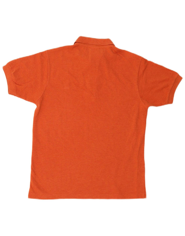 Polo da uomo Lacoste taglia 3 piccola in cotone arancione
