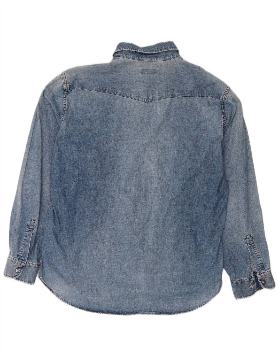 Camicia di jeans da uomo Carrera XL in cotone blu
