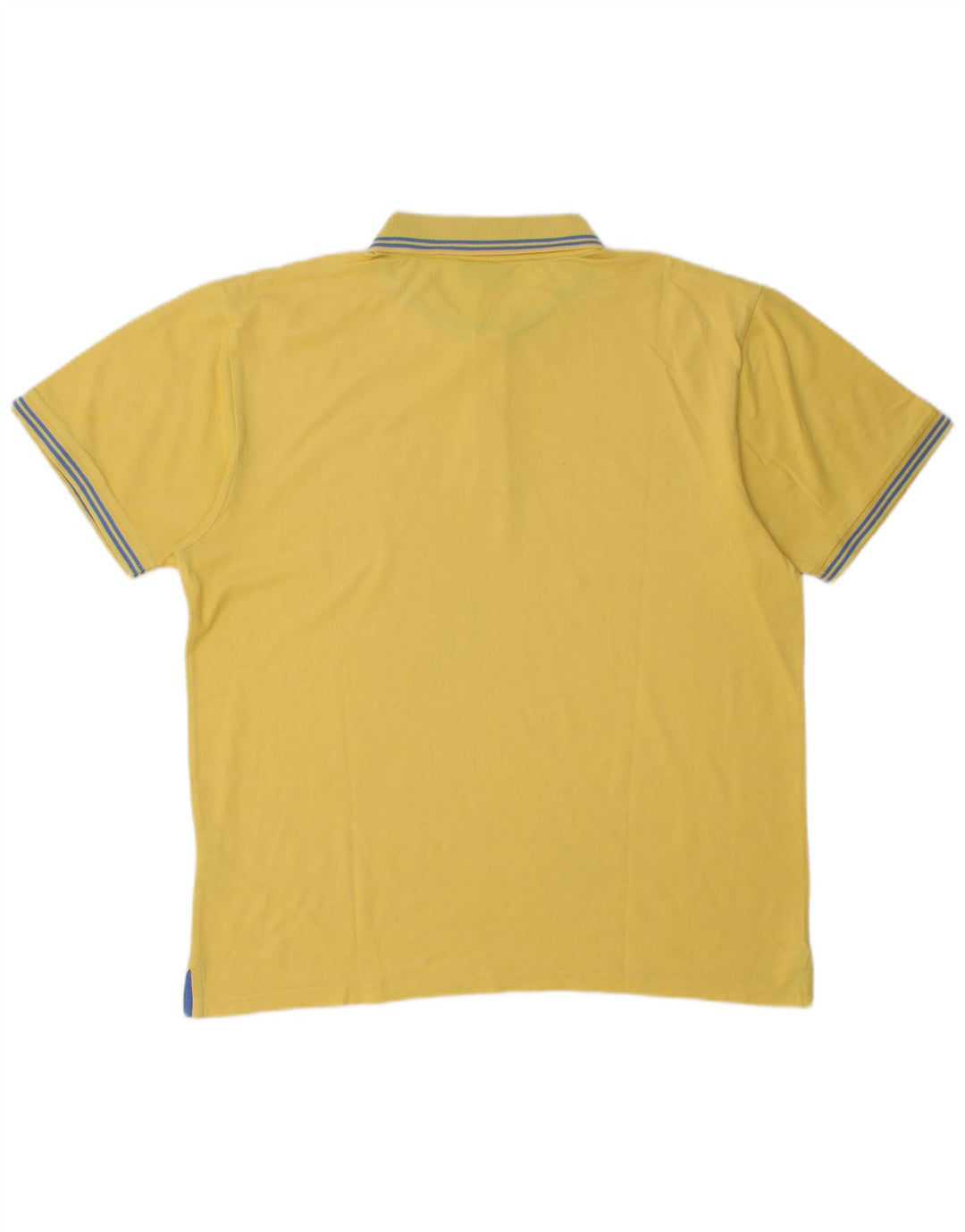 Polo da uomo Champion grande in cotone giallo