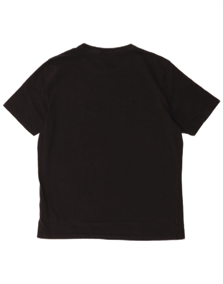 Liu Jo T-shirt Uomo Top Large Nera in Cotone