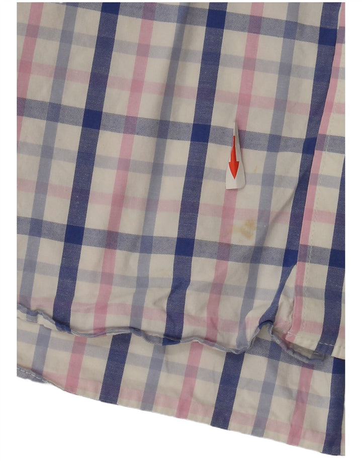 Crew Clothing Camicia da uomo dalla vestibilità classica, grande, in cotone a quadri multicolore