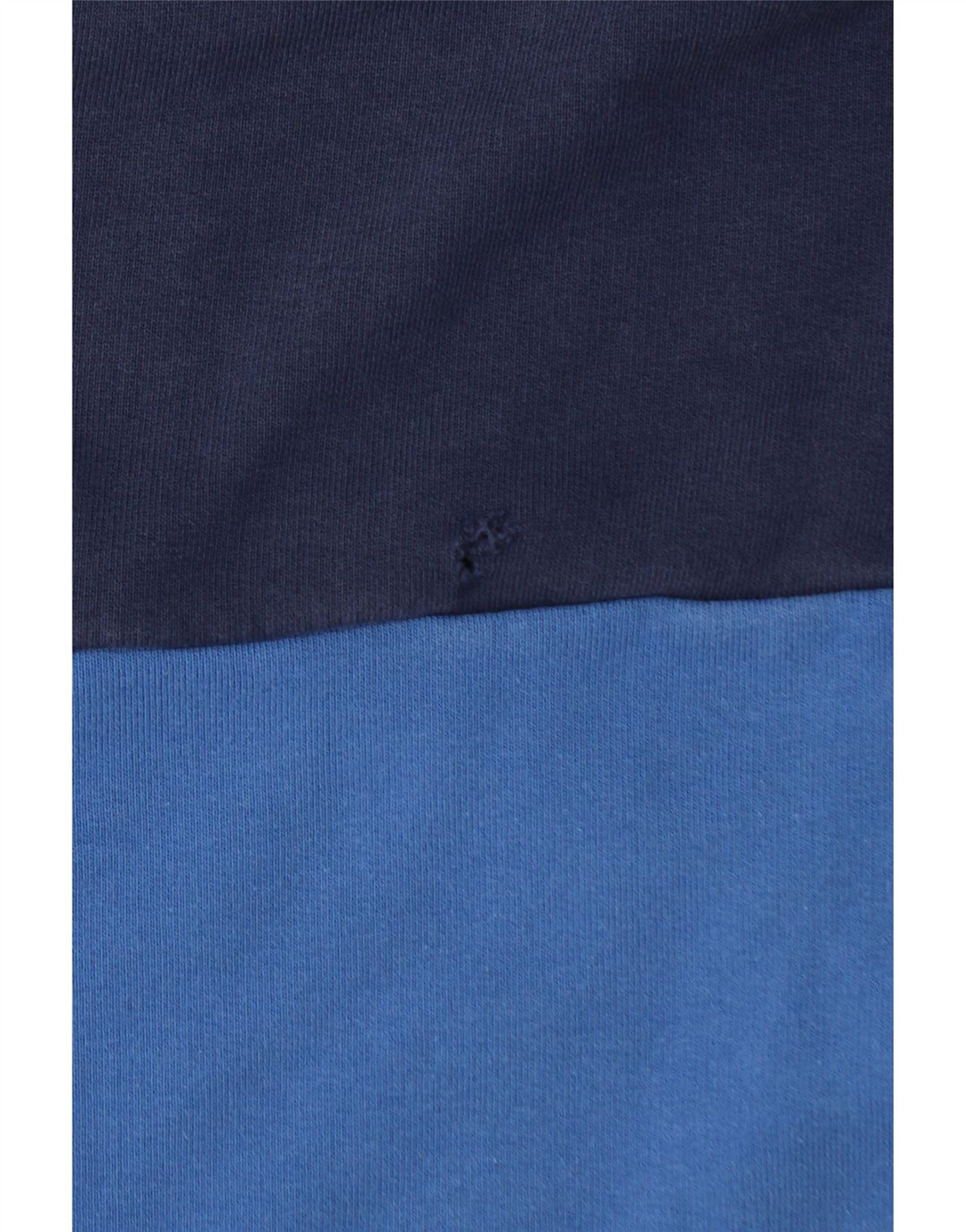 PUMA Felpa con grafica da uomo in cotone color block blu medio