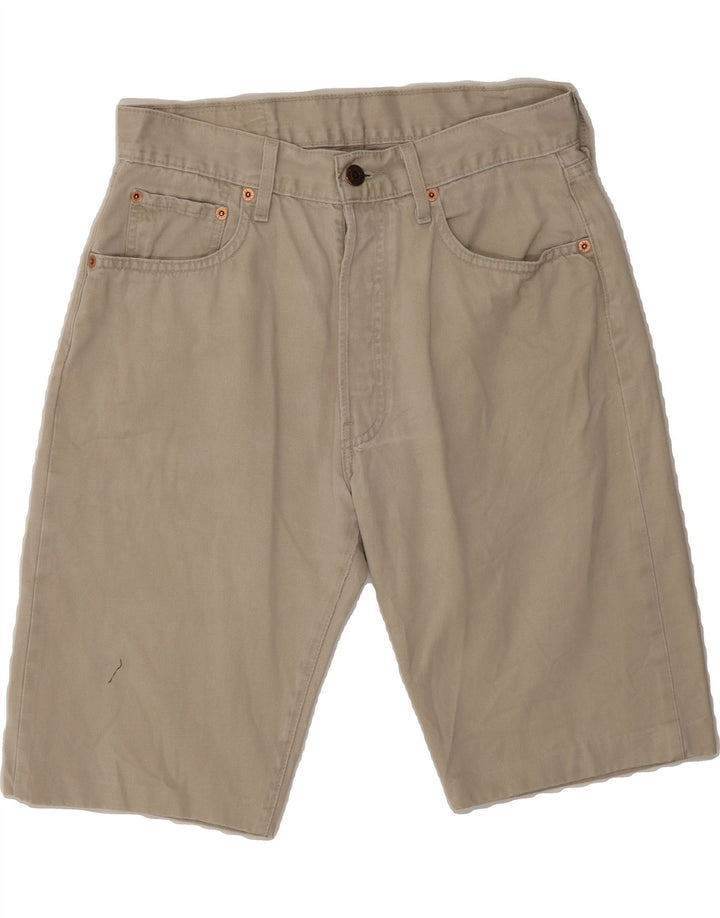 LEVI'S Mens 551 Bermuda Shorts W32 Medium Beige Cotton Vintage Levi's and Second-Hand Levi's from Messina Hembry 