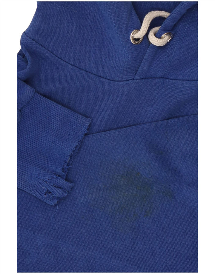 Maglione con cappuccio grafico da uomo Ellesse in cotone blu medio