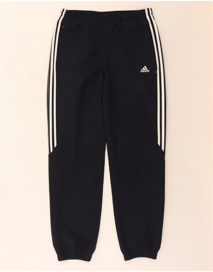 Pantaloni da tuta da uomo Adidas Joggers medi in poliestere blu navy