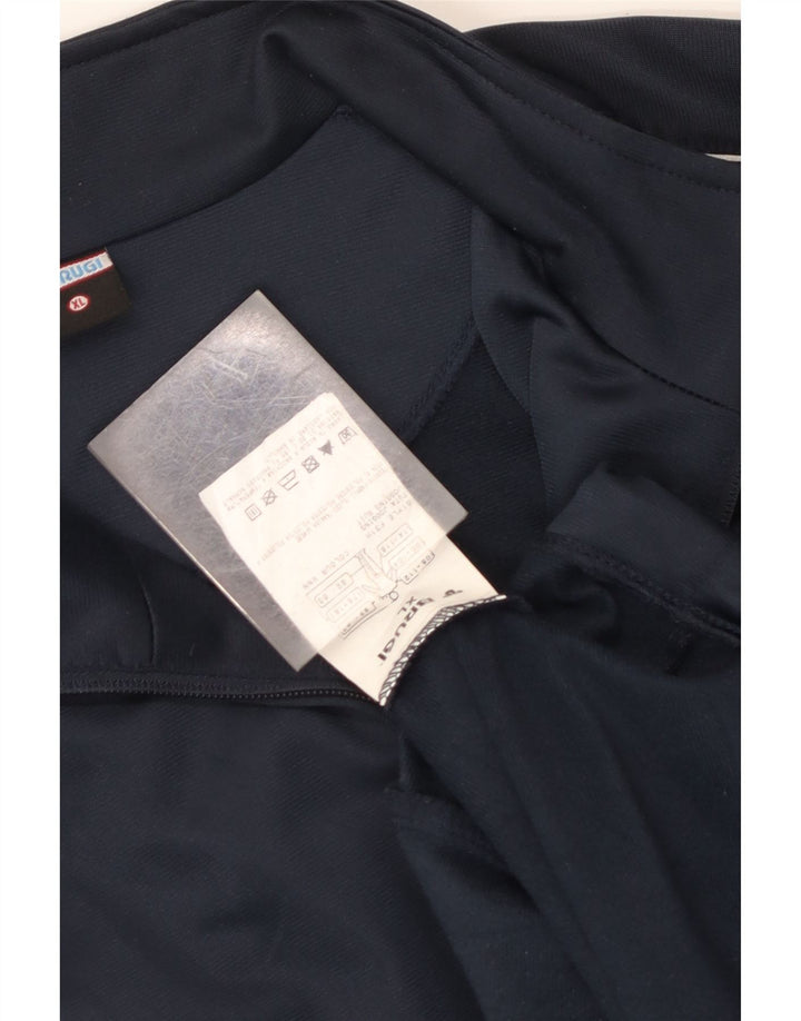 Giacca da ginnastica da uomo Brugi XL in poliestere blu navy
