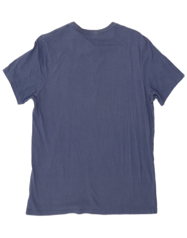 Jack Wills Mens Classic Fit T-Shirt Top Medium Blue Cotton